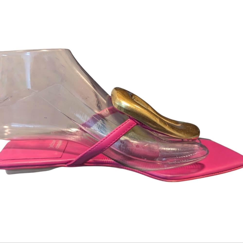 Jeffrey Campbell: Linques-2 In Fuchsia Gold Shoes… - image 2